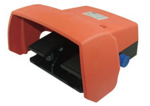 SUNS FS-62G-SP-A-1S-1ZR-A UL Certified Alum Alloy Die Cast Dual Pedal Guarded Anti-Trip Industrial Safety Foot Switch IP65