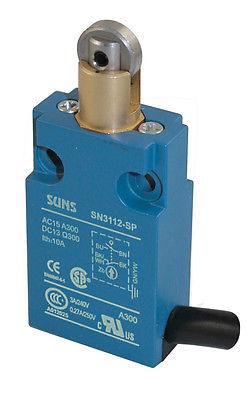 SUNS SN3112-SP-A2 Roller Plunger Compact Limit Switch 2m Cable - Industrial Direct
