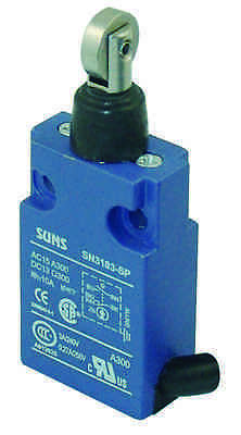 SUNS SN3103-SP-A1 Sealed Cross Roller Plunger Compact Limit Switch 1m Cable Side - Industrial Direct