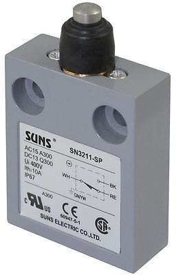 SUNS SN3211-SP-C1 Booted Plunger Limit Switch for 914CE18-AQ1 - Industrial Direct