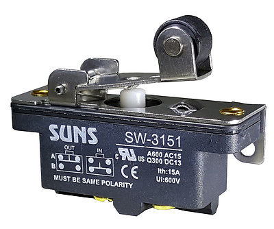 SUNS SW-3151 Roller Lever Industrial Double Break Snap Switch 9007AB21 9007AB23 - Industrial Direct
