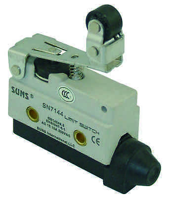 SUNS SN7144 Hinged Roller Lever Mini Enclosed Limit Switch - Industrial Direct