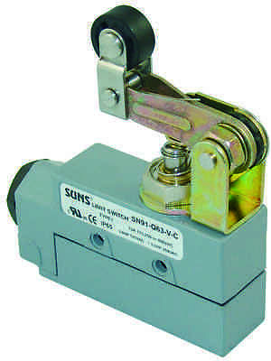 SUNS SN91-Q63-A One-Way Roller Lever Limit Switch BZE6-2RQ28 ZE-QA277-2 - Industrial Direct
