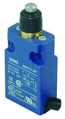 SUNS SN3111-SP-A2 Rubber Boot Plunger Compact Limit Switch 2m Cable - Industrial Direct