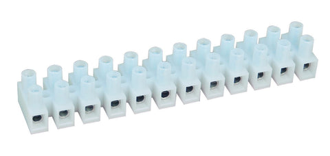 SUNS TH-1012 UL Rated 20A300V Barrier Strip 12 Position 22-18 AWG Terminal Block - Industrial Direct
