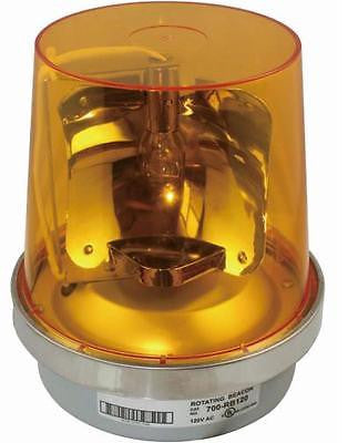 SUNS 700-RA24 UL Rated 24VAC Amber Rotating Beacon Emergency Signal Light 24V - Industrial Direct