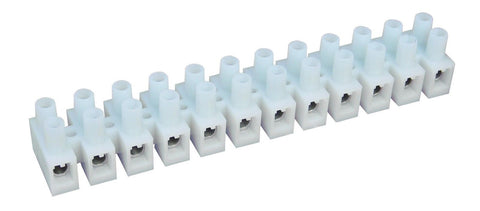 SUNS TH-5012 UL Rated 50A300V Barrier Strip 12 Position 20-8 AWG Terminal Block - Industrial Direct