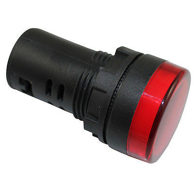 SUNS IL6E-24E-R-Q LED 22mm Red Indicator Pilot Light 24V XB7EV04BP 800FD-P4N3 - Industrial Direct