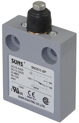 SUNS SN3211-SP-B3 Booted Plunger Limit Switch for 914CE18-9 9007MS10S0300 - Industrial Direct
