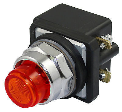 SUNS PBM30-PL-D120E-R-P0-U 30mm 12-130V AC/DC LED Red Pilot Light 800T-QH2R - Industrial Direct