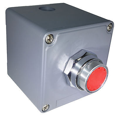 SUNS CSZ30-FP-R-P1 30mm Red Pushbutton Control Station 9001KYK13 9001KR1RH13 - Industrial Direct