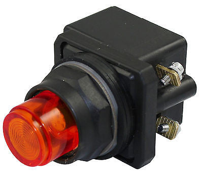 SUNS PB30-PL-D120E-R-P0 30mm 120V LED Red Pilot Light 9001SKP38R31 9001SKP1LRR31 - Industrial Direct