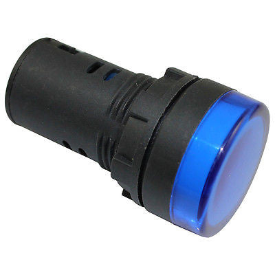 SUNS IL6E-24E-B-Q LED 22mm Blue Indicator Pilot Light 24V XB7EV06BP 800FD-P6N3 - Industrial Direct