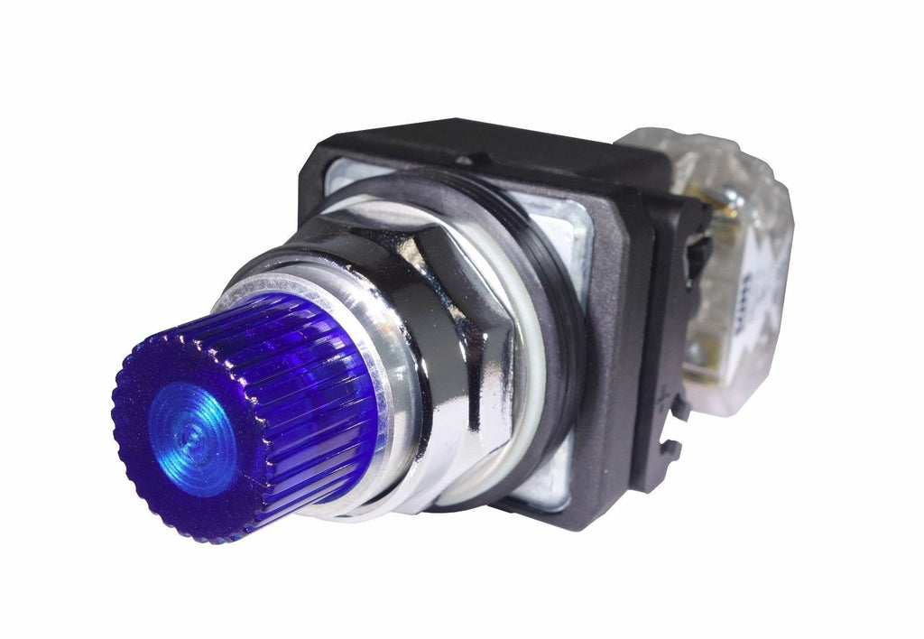 SUNS PBM30-EP-D24E-U-P1 30mm 24V LED Blue Pushbutton 9001K2L35LH13 - Industrial Direct