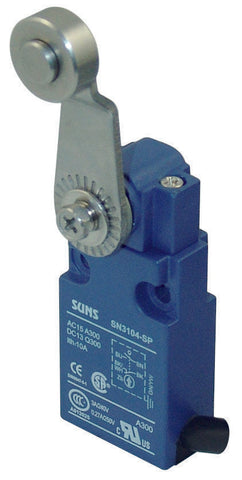 SUNS SN3104-SP-A7 Fixed Roller Lever Compact Limit Switch 7m Cable - Industrial Direct