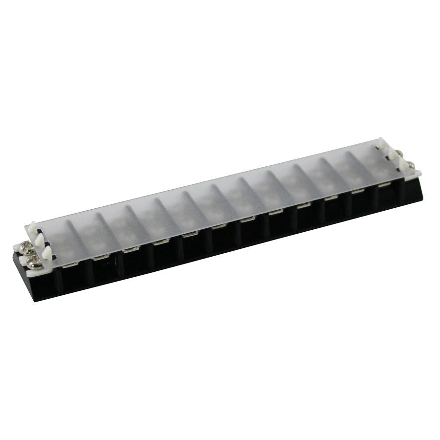 SUNS TU112-C UL Rated 15A/300V Covered Terminal Block 12 Position 22-14 AWG - Industrial Direct