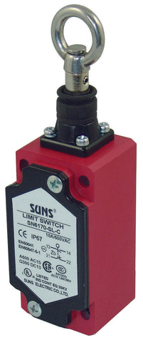 SUNS International SN6170-SL-A Cable Pull Safety Switch 1NO/1NC - Industrial Direct