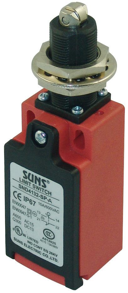 SUNS SND4132-SL3-A Panel Mount Roller Plunger Limit Switch
