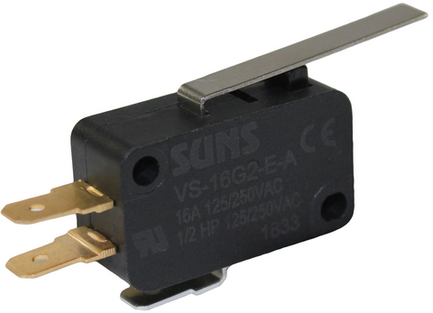 SUNS VS-16G2-E-A Miniature Basic 16A Snap Action Lever Micro Switch V-15G2 - Industrial Direct
